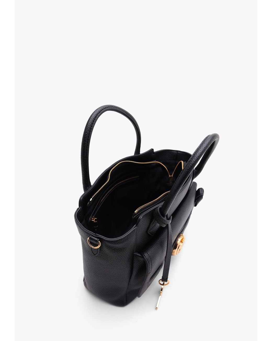 Love Moschino Blue Padlock Tote Bag