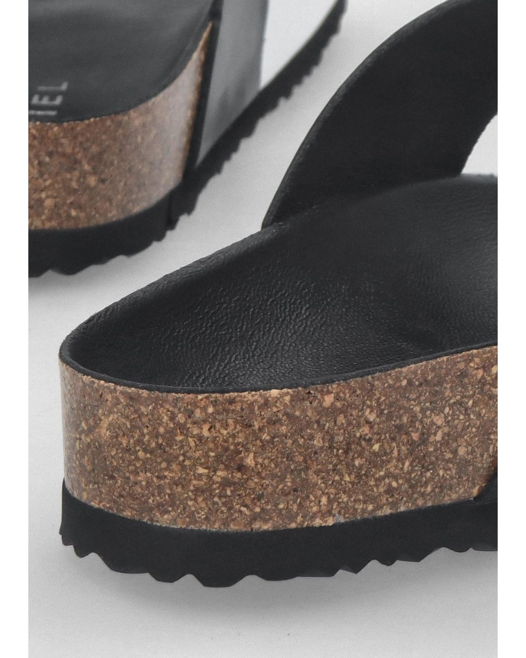 Daniel White Imule Split & Leather Two Bar Mules