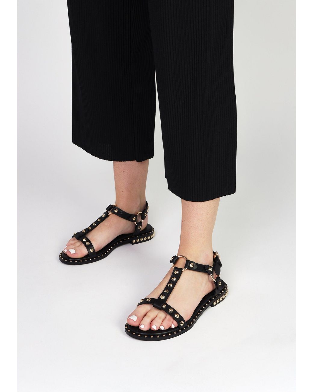 Daniel Multicolor Everlast T Bar Studded Sandals