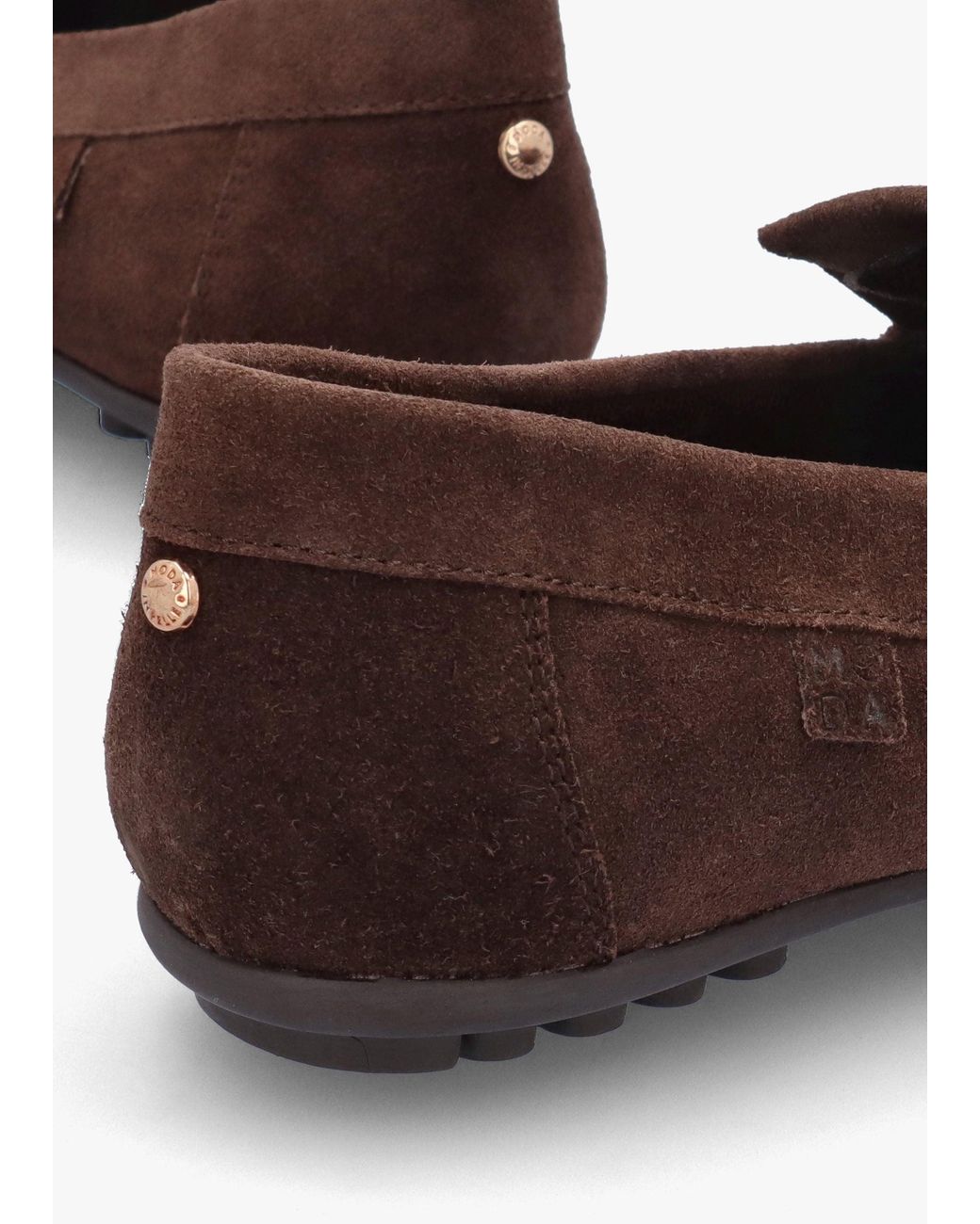 Moda In Pelle Brown Essana Tassel Loafers