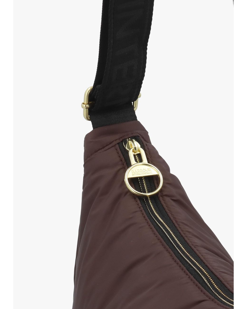 Barbour Brown Monaco Truffle Sling Cross-Body Bag