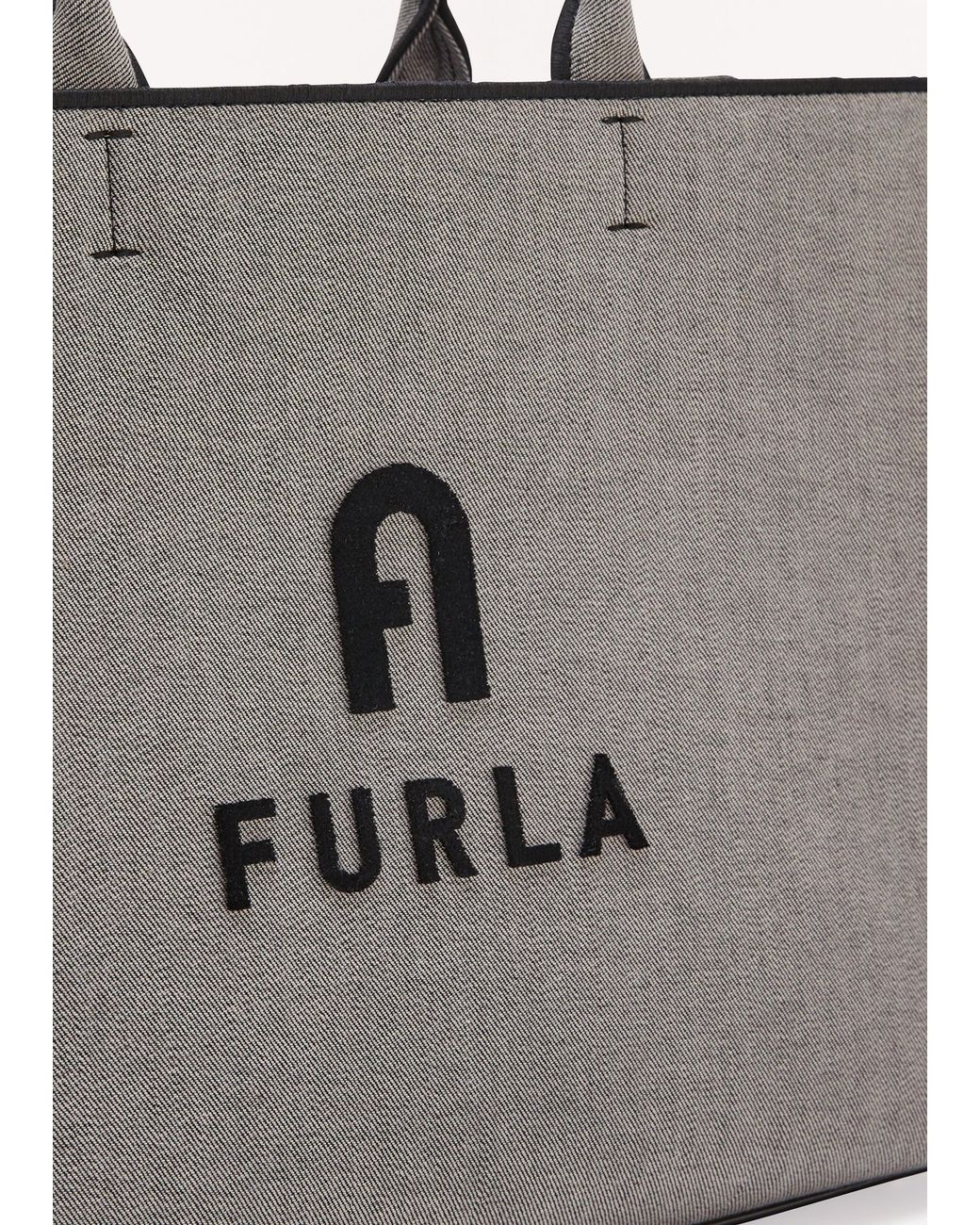 Furla Gray Opportunity L Tote Bag