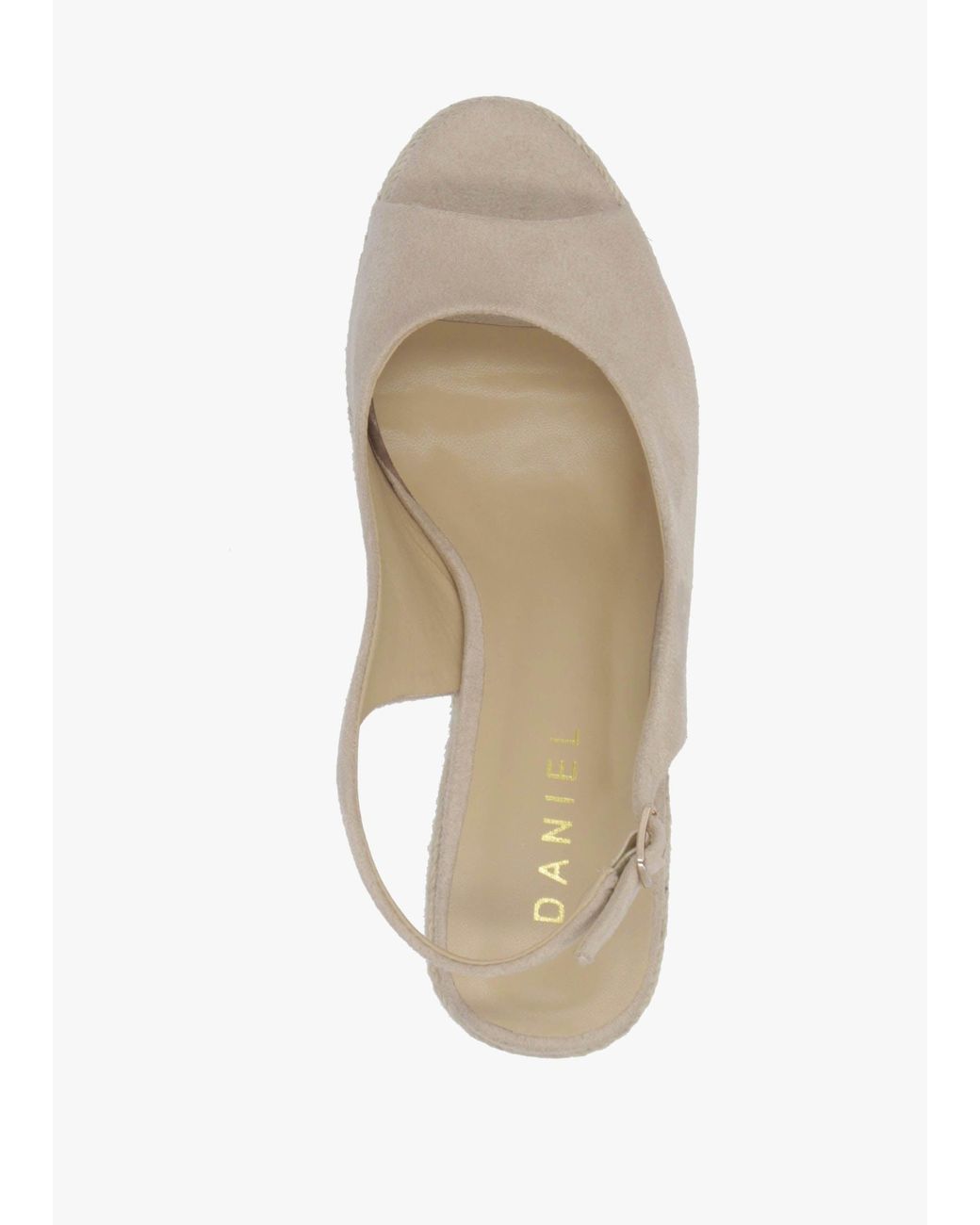 Daniel White Ruby Sling Back Espadrille Wedge Sandals