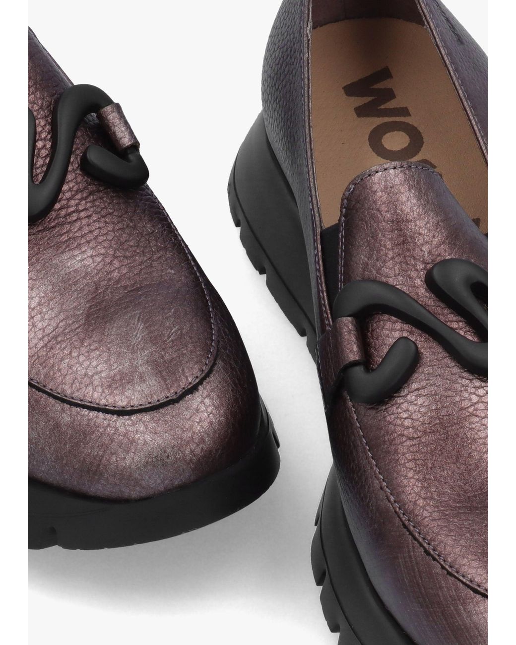 Wonders Gray Odisei 94 Pewter Leather Loafers