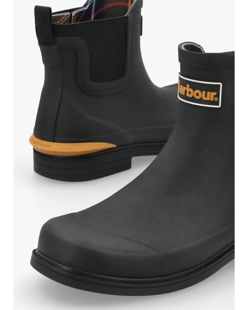 Barbour Black Abbeyfield Packable Ankle Wellingtons