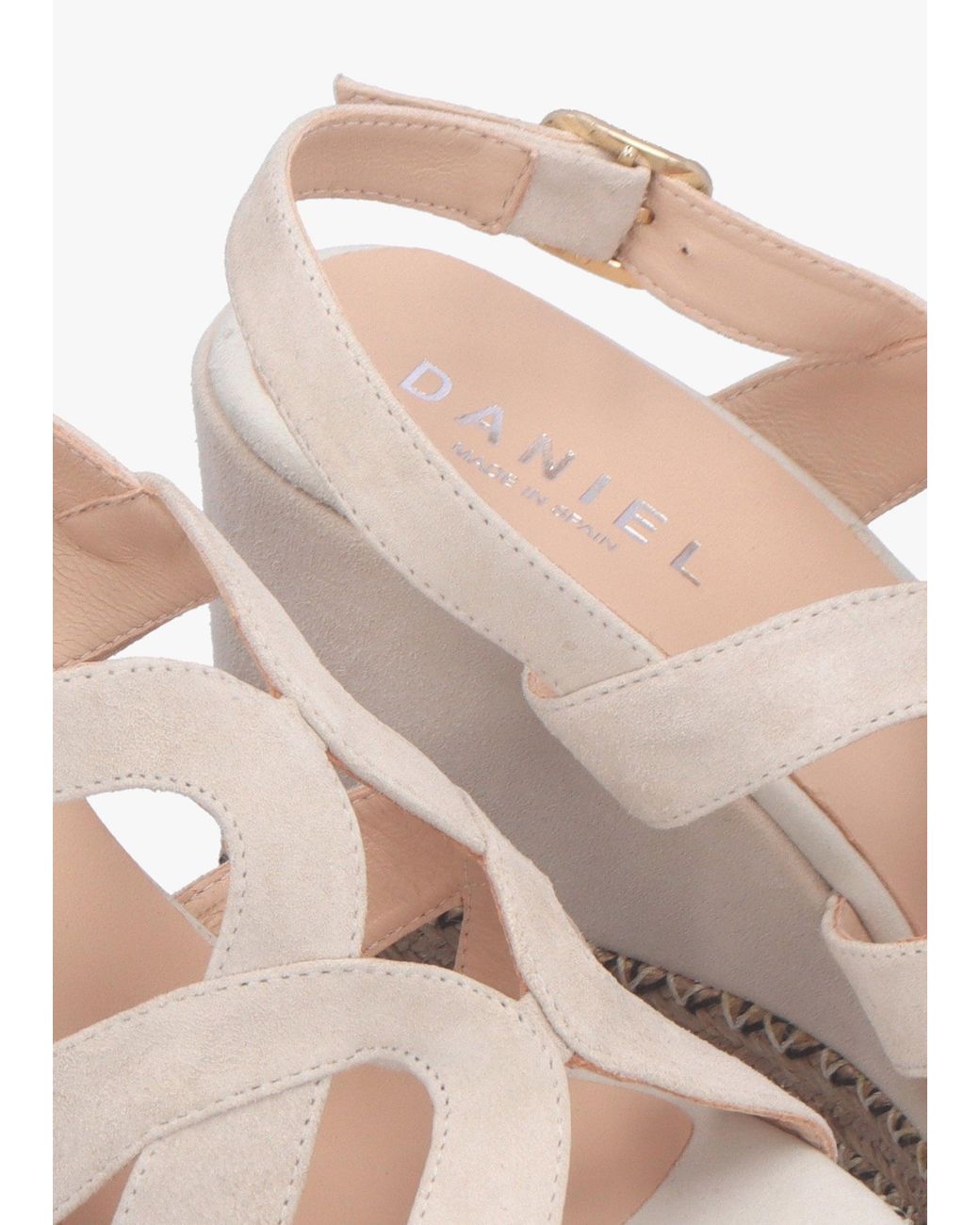 Daniel Natural Josie Espadrille Wedge Sandals