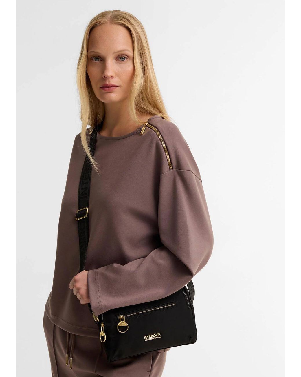 Barbour Black Qualify Slim Cross-Body Bag
