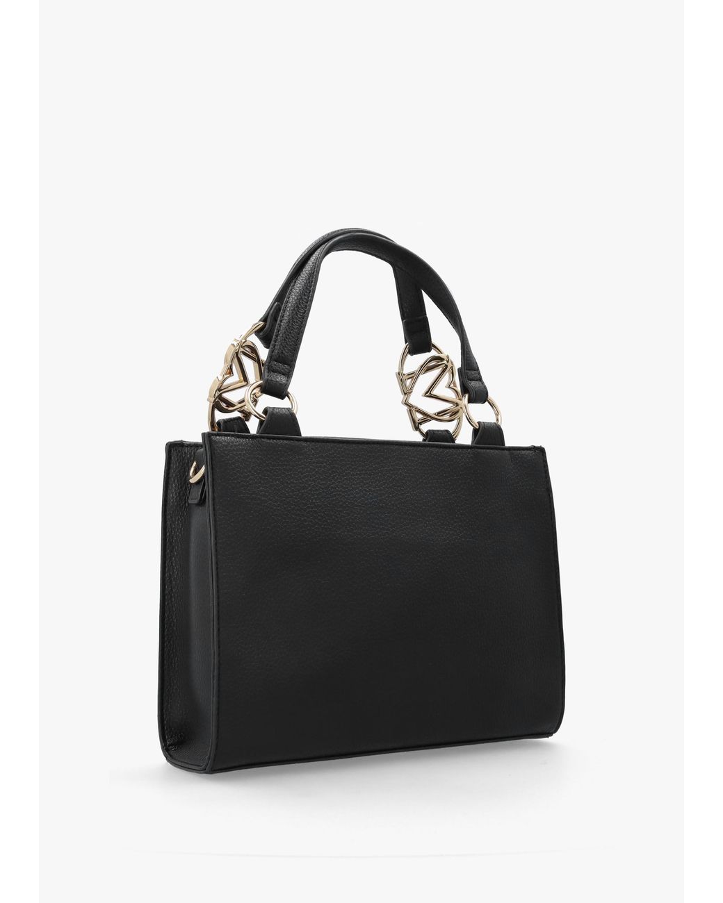 Love Moschino Black Pebbled Shopper Bag