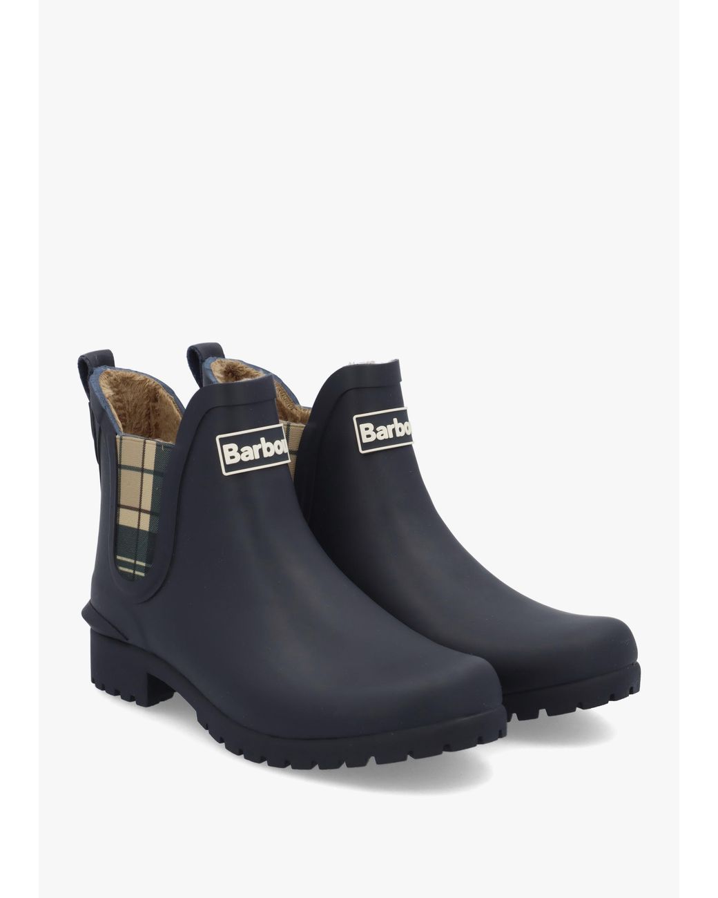 Barbour Blue Kirkton Birchwood Chelsea Wellingtons