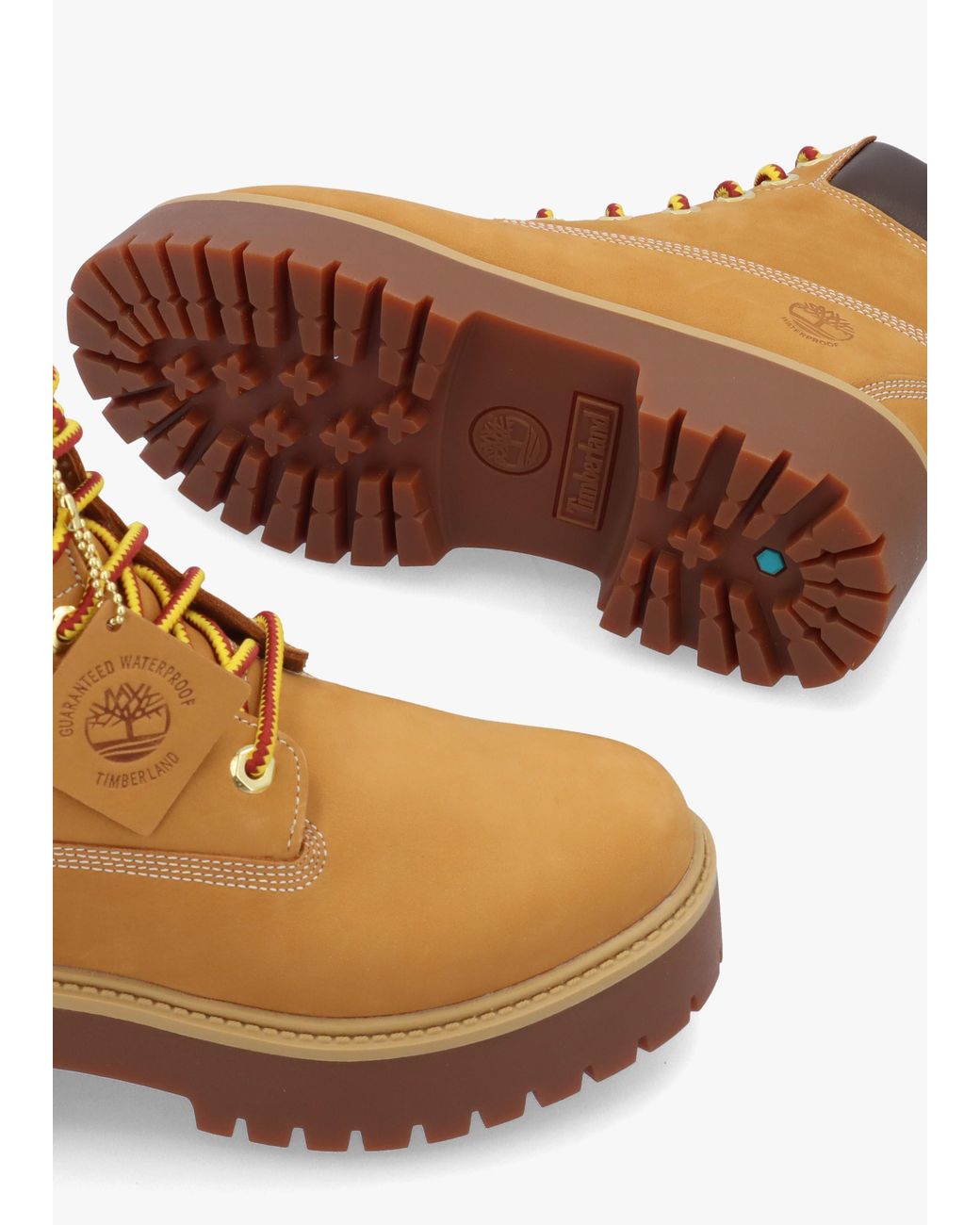 Timberland Brown Stone Street Inch Wheat Waterproof Platform Boots