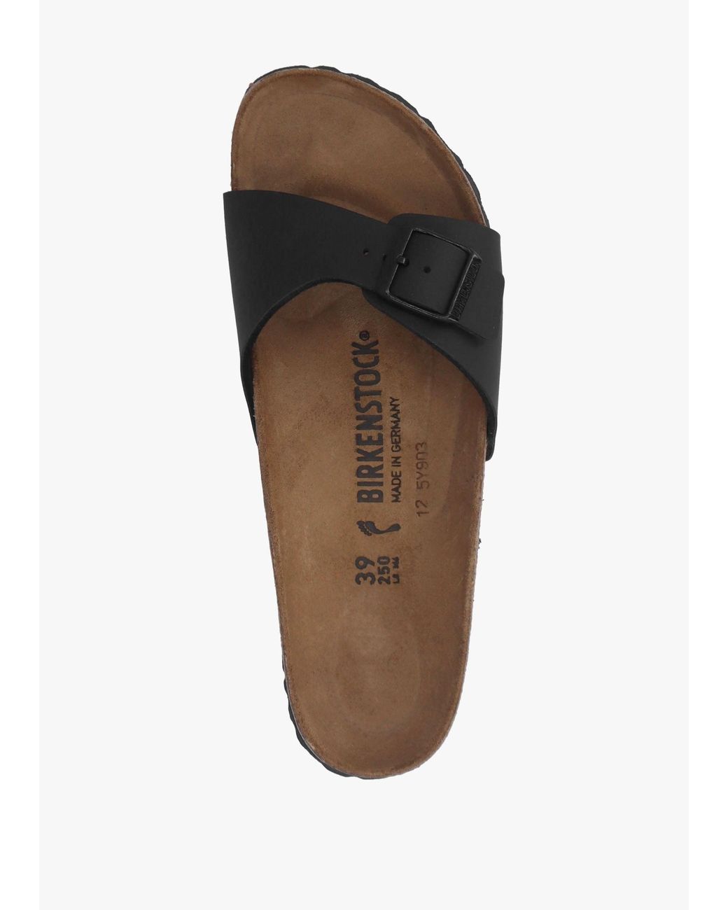 Birkenstock White Madrid Birko-Flor Mules