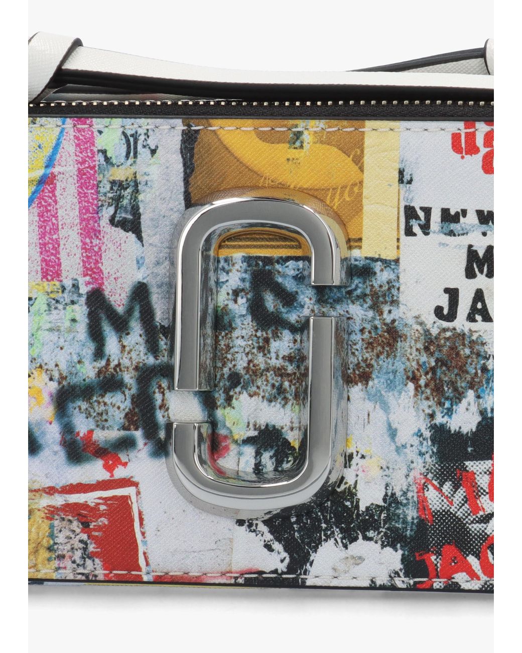 Marc Jacobs White The Pop Americana Multi Snapshot Camera Bag