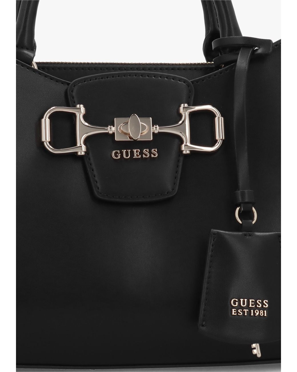 Guess Black Janie Girlfriend Satchel Bag