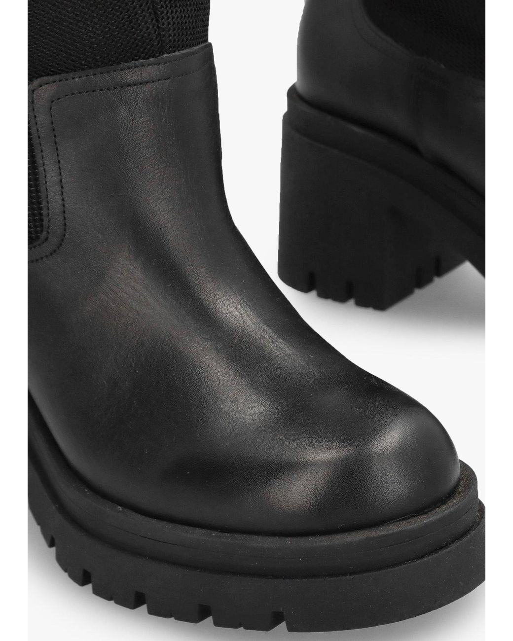 Daniel Black Bliny Block Heel Knee Boots