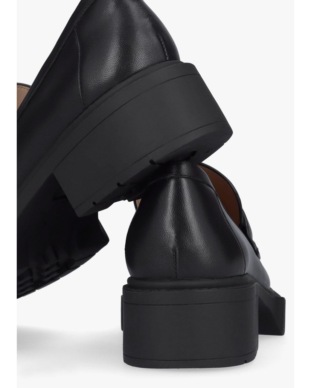 COACH Black Leah Chunky Loafers