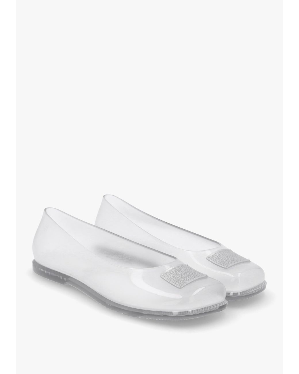 Marc Jacobs White X Melissa Ruby Clear Ballet Pumps