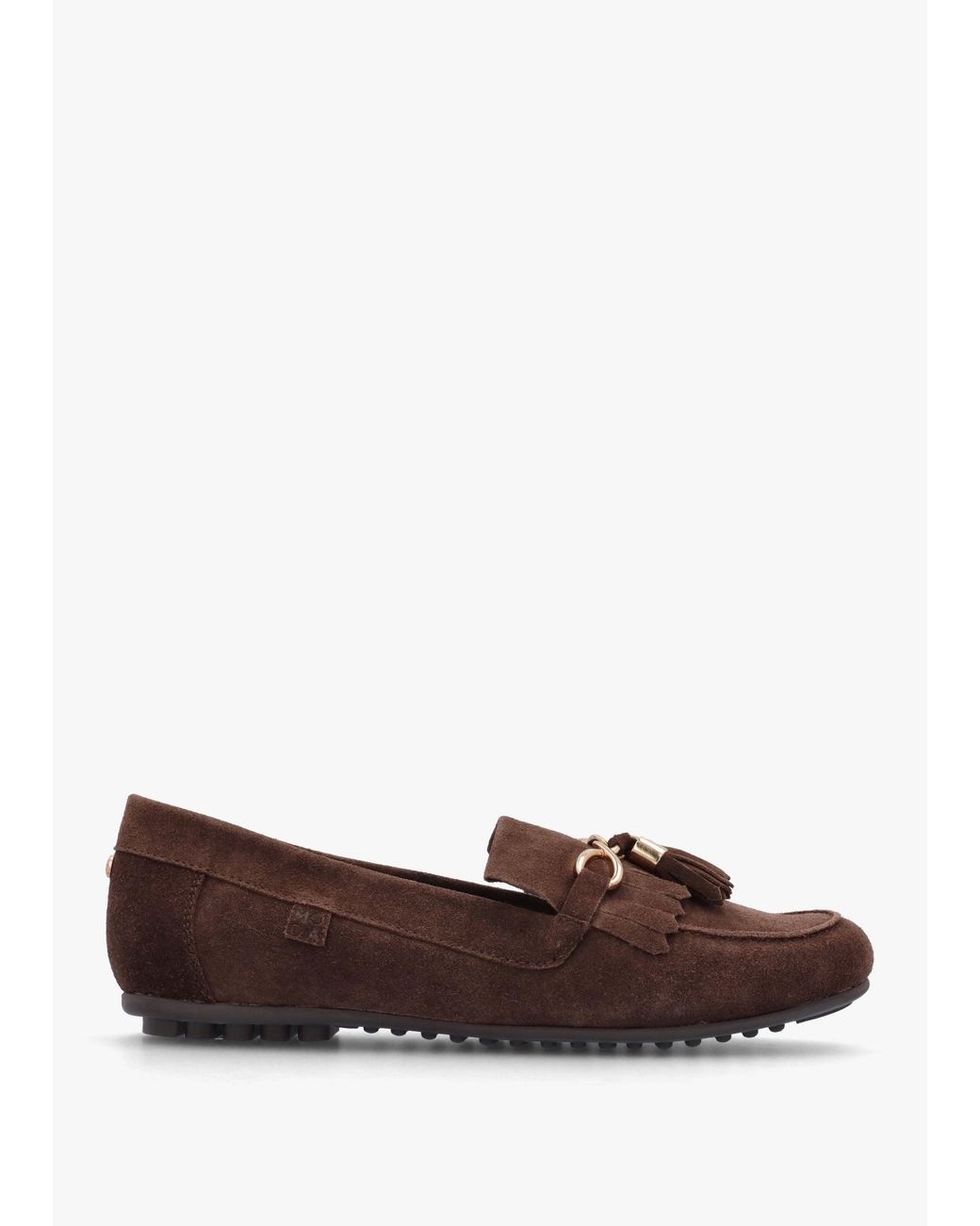 Moda In Pelle Brown Essana Tassel Loafers