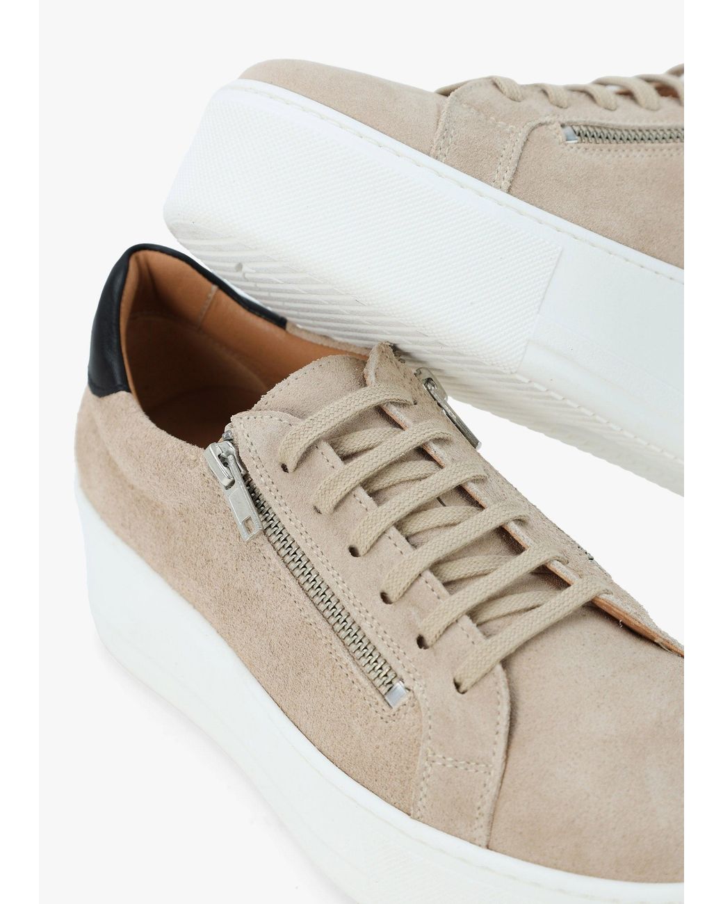 Daniel White Tippy Flatform Trainers