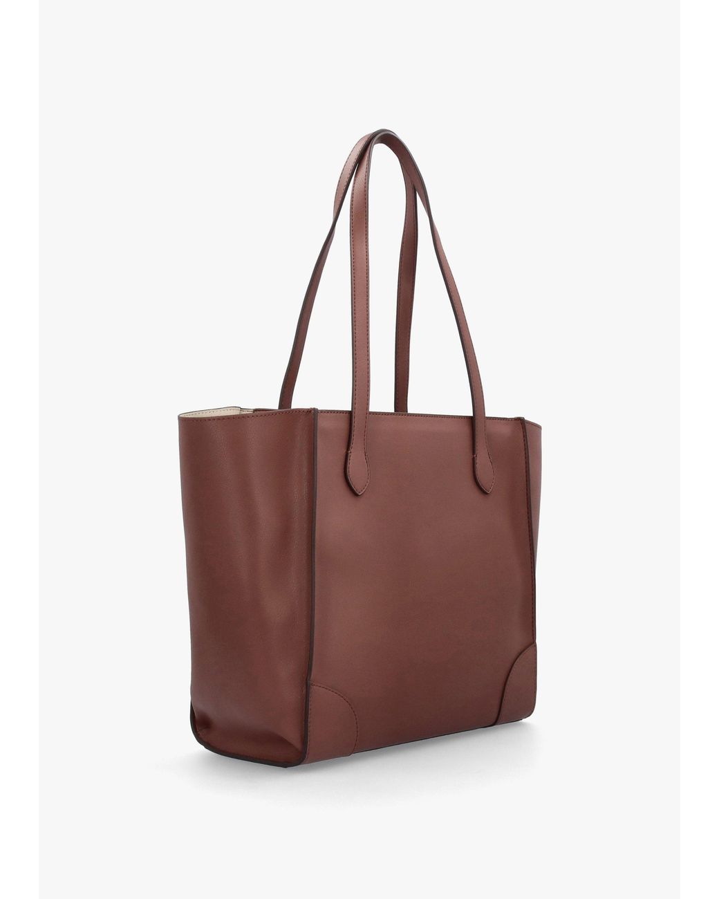 Love Moschino Brown Tan Recycled Leather Hobo Bag