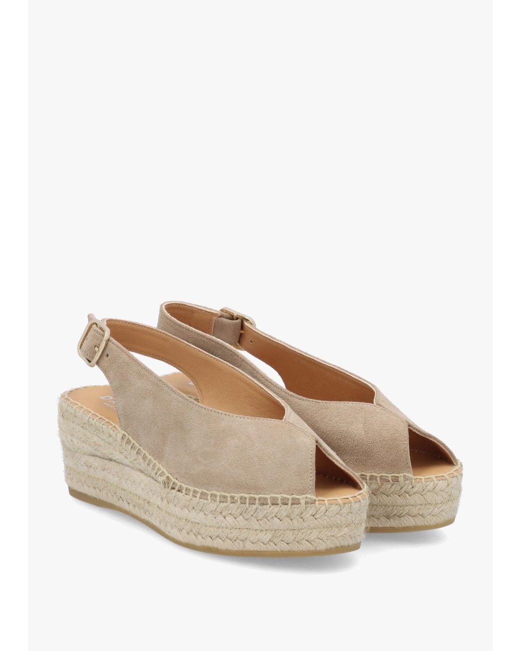 Daniel Natural Jeep Peep Toe Wedge Espadrilles