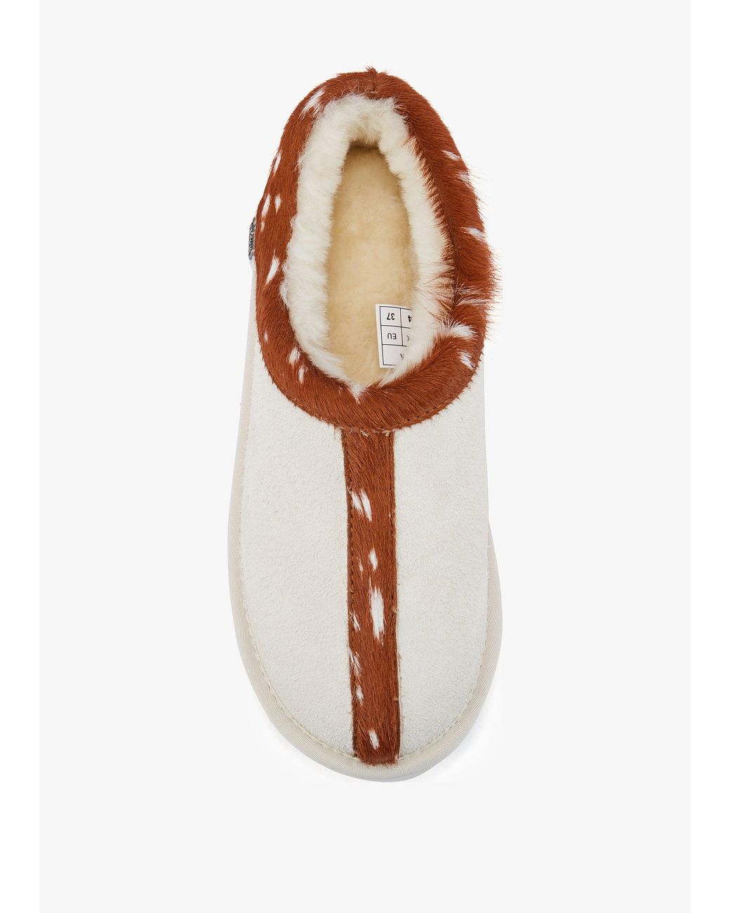 Australia Luxe White Outback Cream Suede Slippers