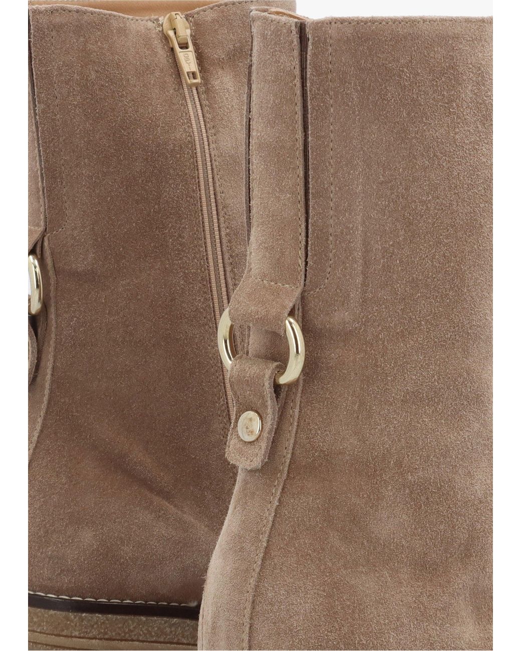 Daniel Brown Block Heel Calf Boots