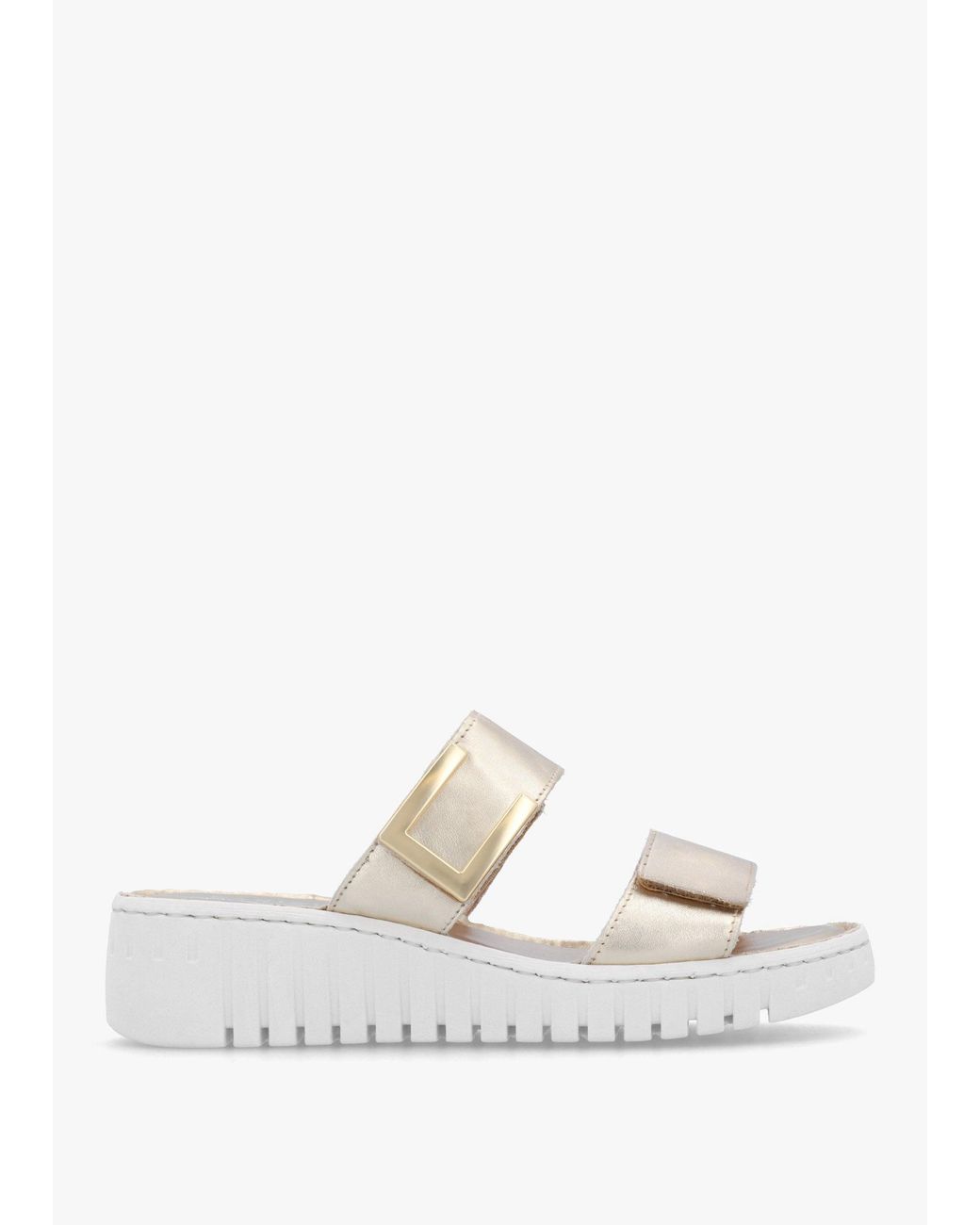 Daniel White Lorli Two Strap Low Wedge Sandals