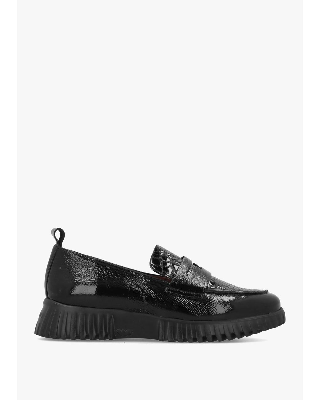 Wonders Black Flexfly 20 Loafers
