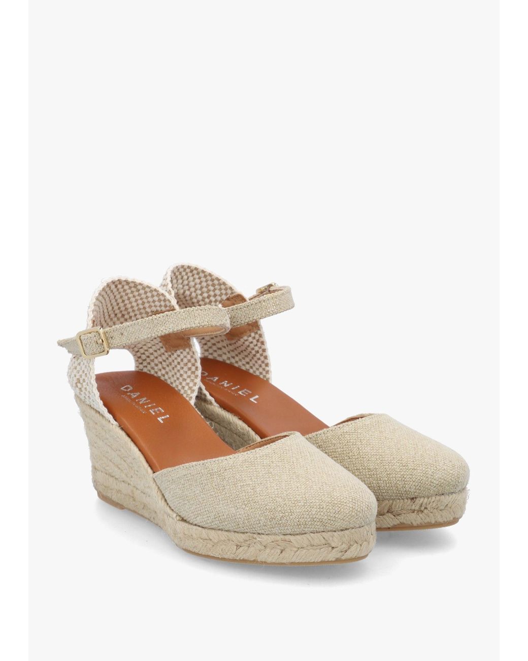 Daniel White Jassy Textile Mid Wedge Espadrilles
