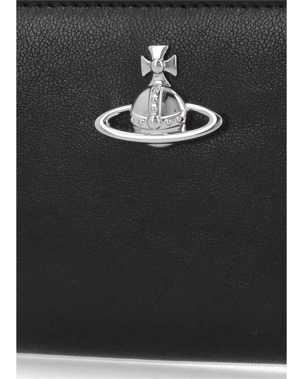 Vivienne Westwood Black Slim Flap Card Holder