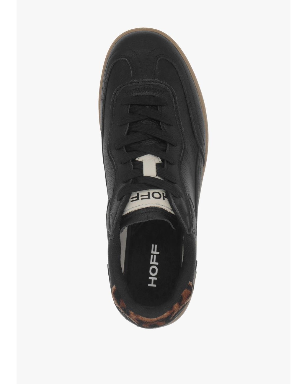 HOFF Black Alley Leather Trainers