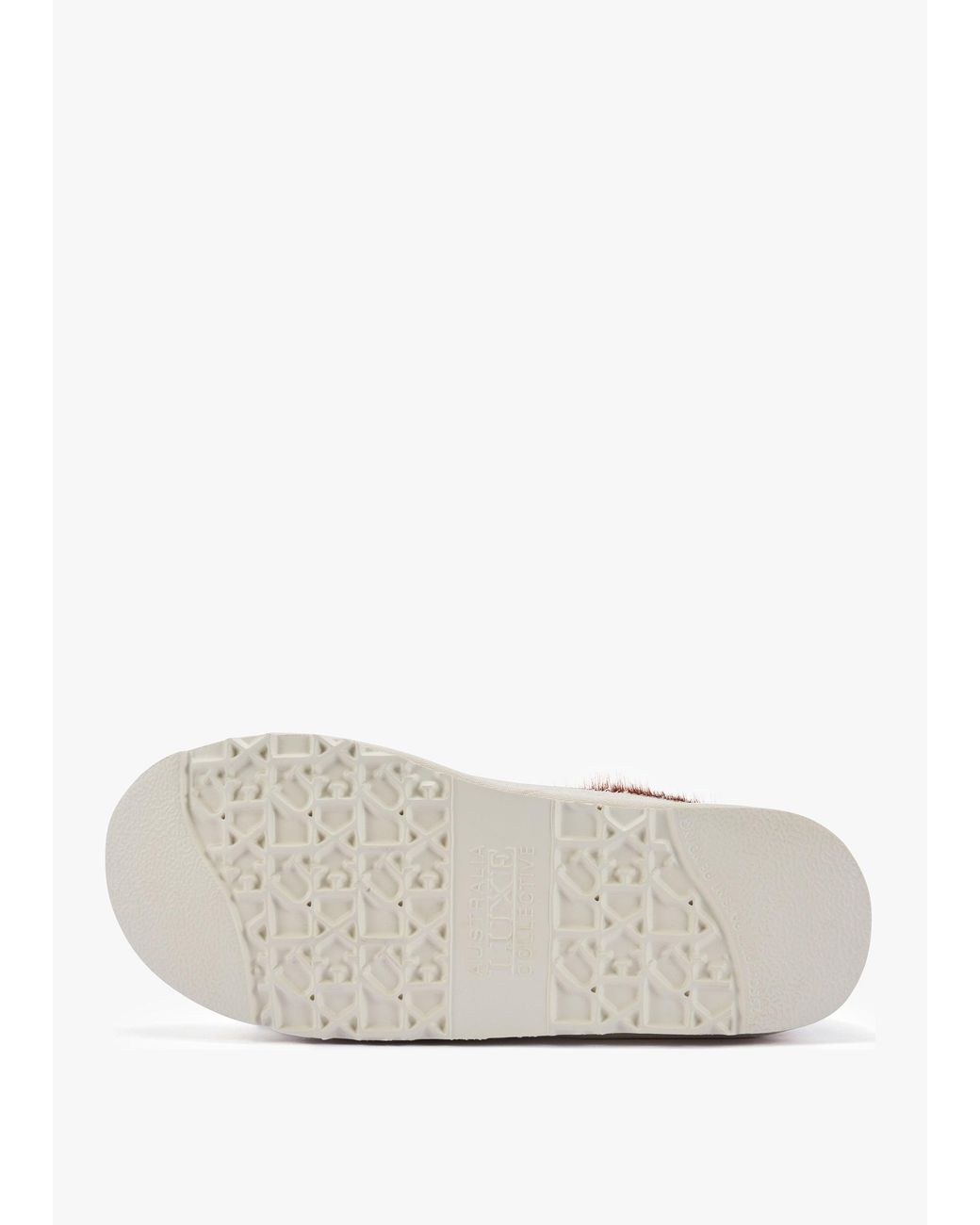 Australia Luxe White Outback Cream Suede Slippers