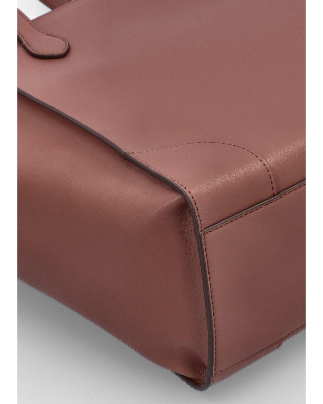 Love Moschino Brown Tan Recycled Leather Hobo Bag