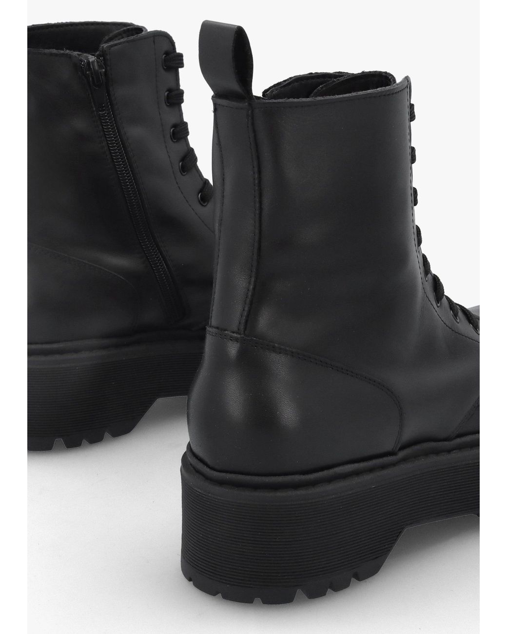 Daniel Black Slab Sole Ankle Boots