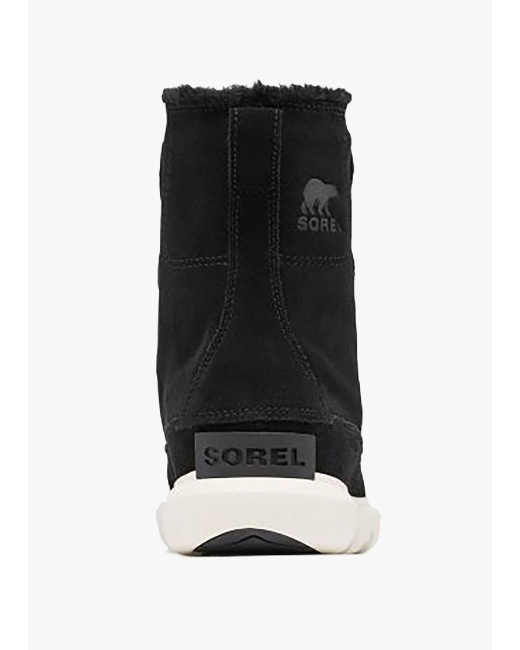 Sorel Explorer Next Joan Black Fawn Suede Ankle Boots