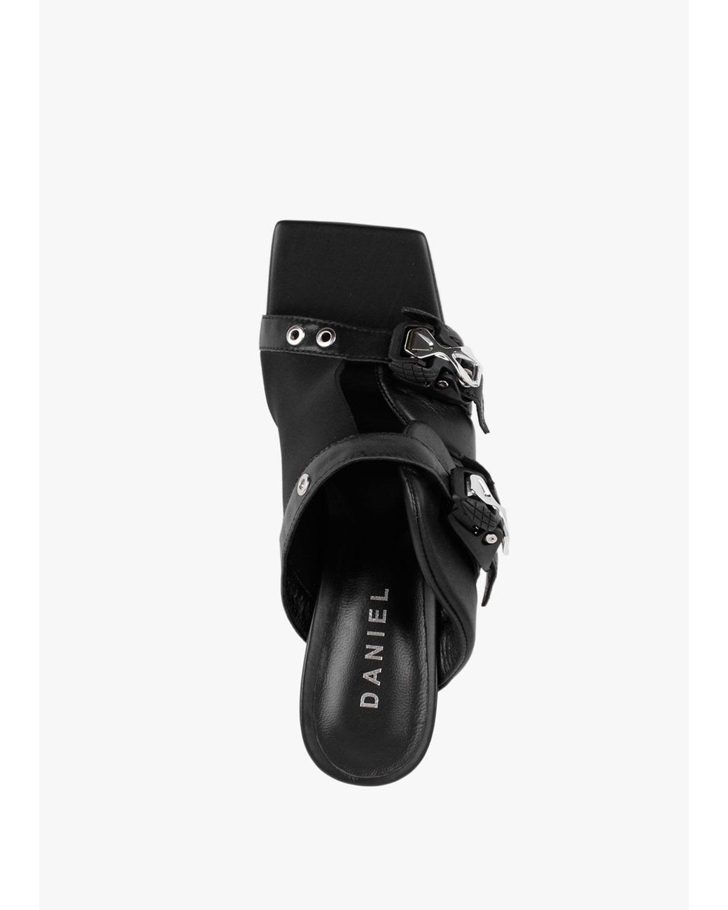 Daniel Black Ellen Double Buckle Strappy Heeled Sandals