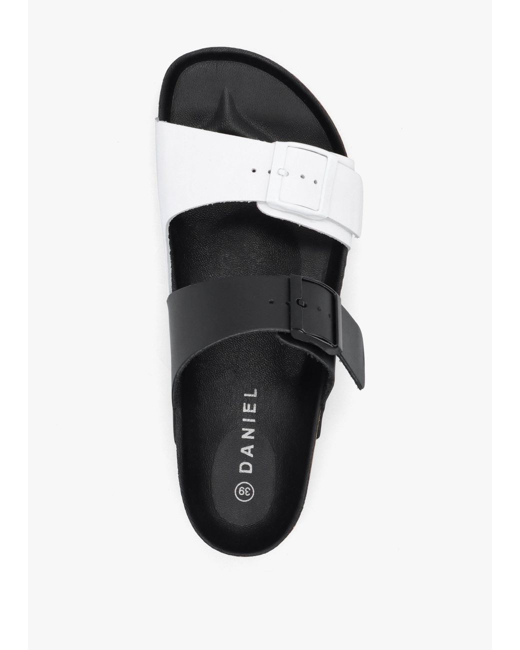 Daniel White Imule Split & Leather Two Bar Mules