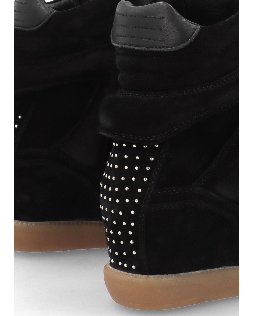 Bronx Black Jae-Yy High Top Wedge Trainers