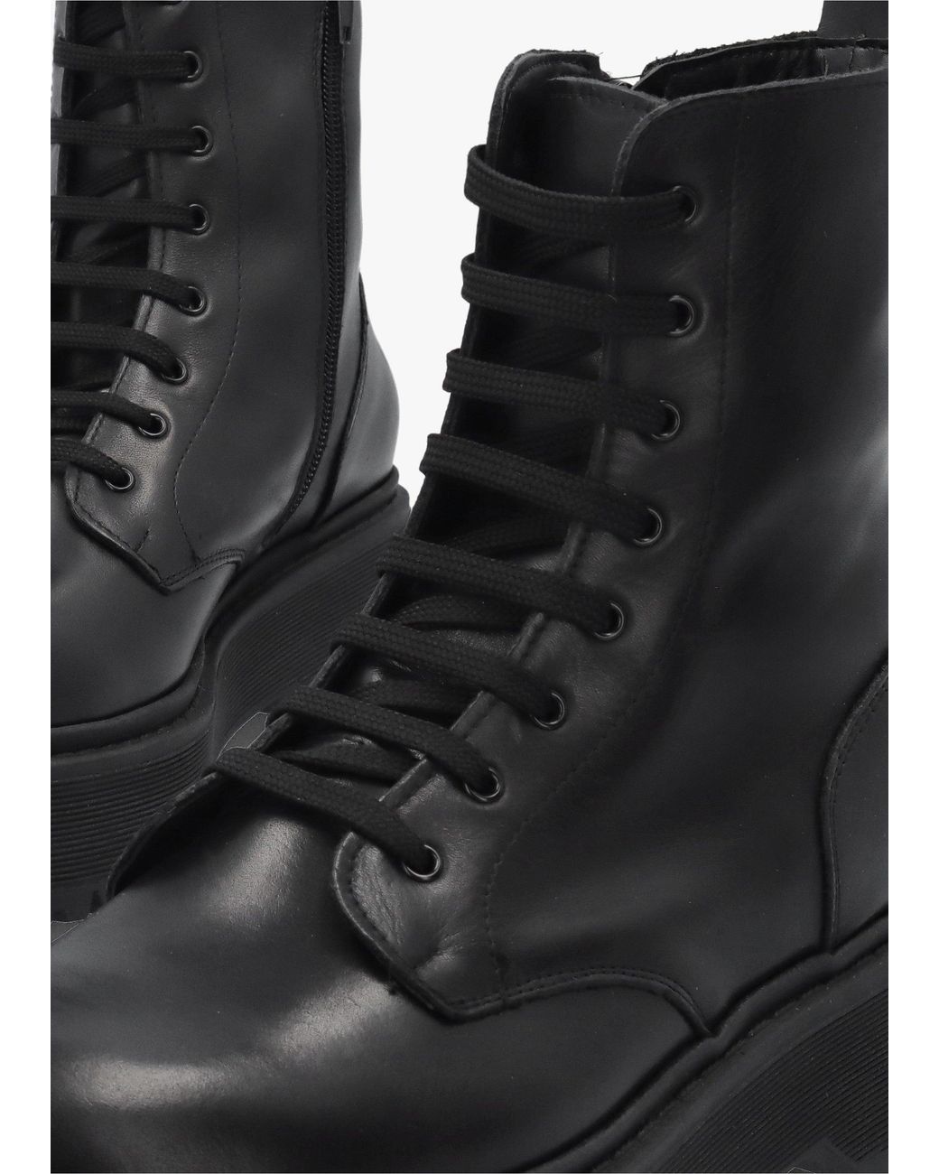 Daniel Black Slab Sole Ankle Boots