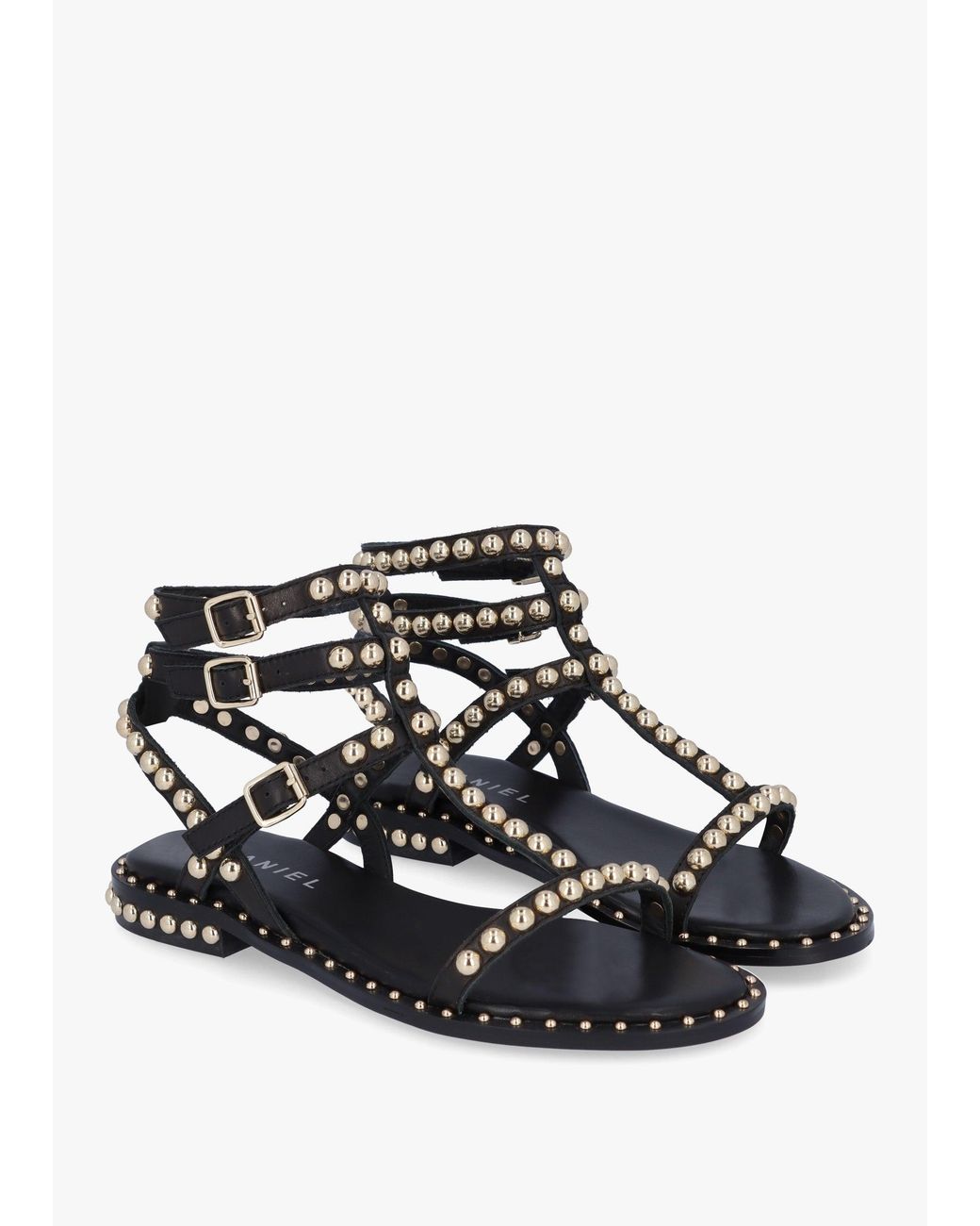 Daniel White Eternal Studded Gladiator Sandals