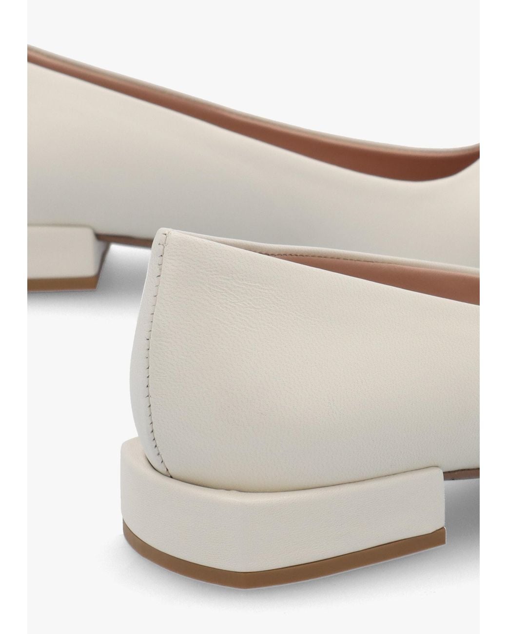 Daniel White Saria & Leather Toe Cap Pumps