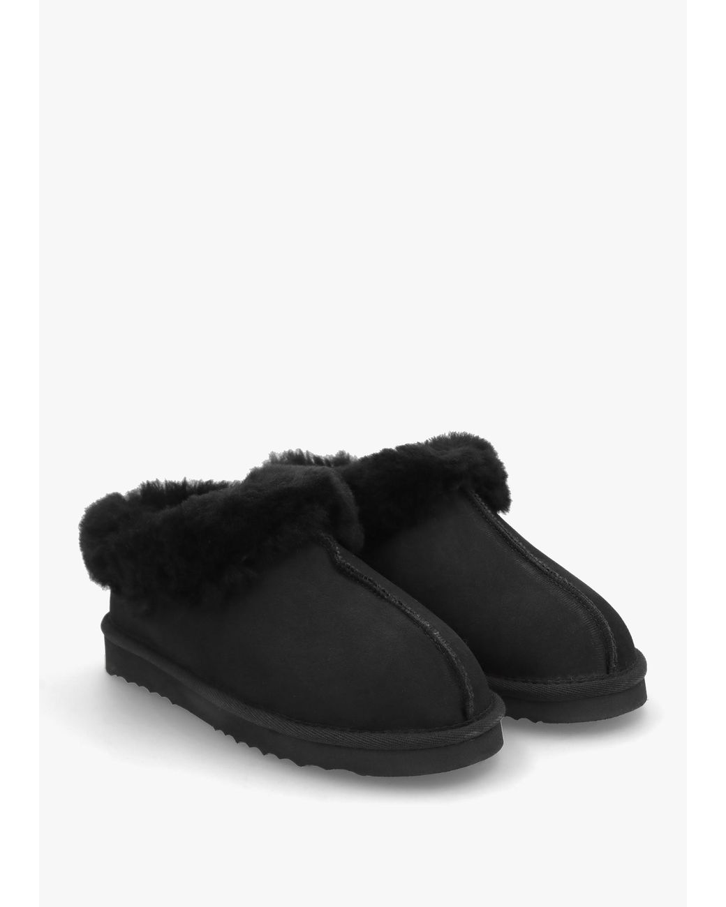 Daniel Black Somolly Shearling Slippers