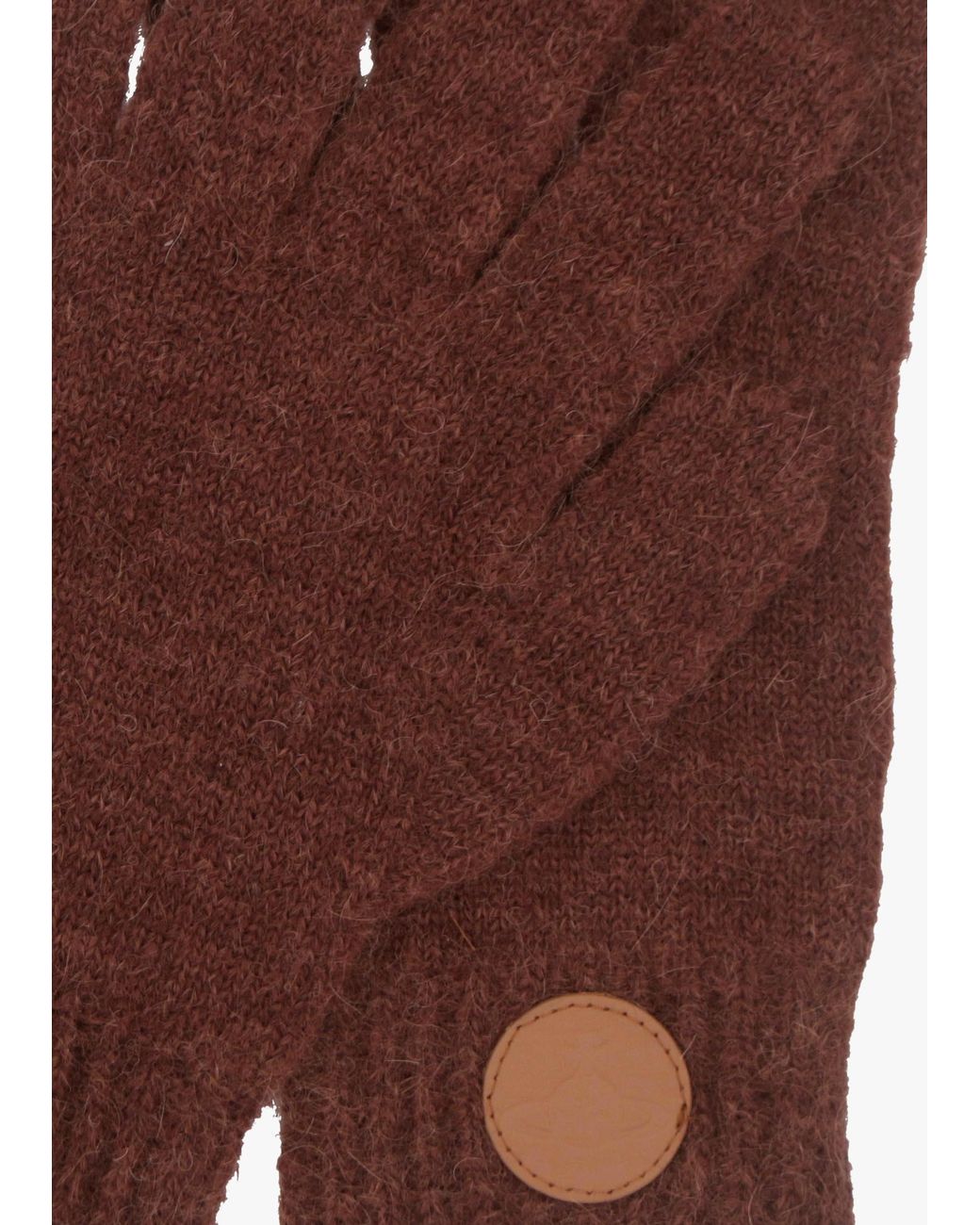Vivienne Westwood Purple Fluffy Tobacco Gloves