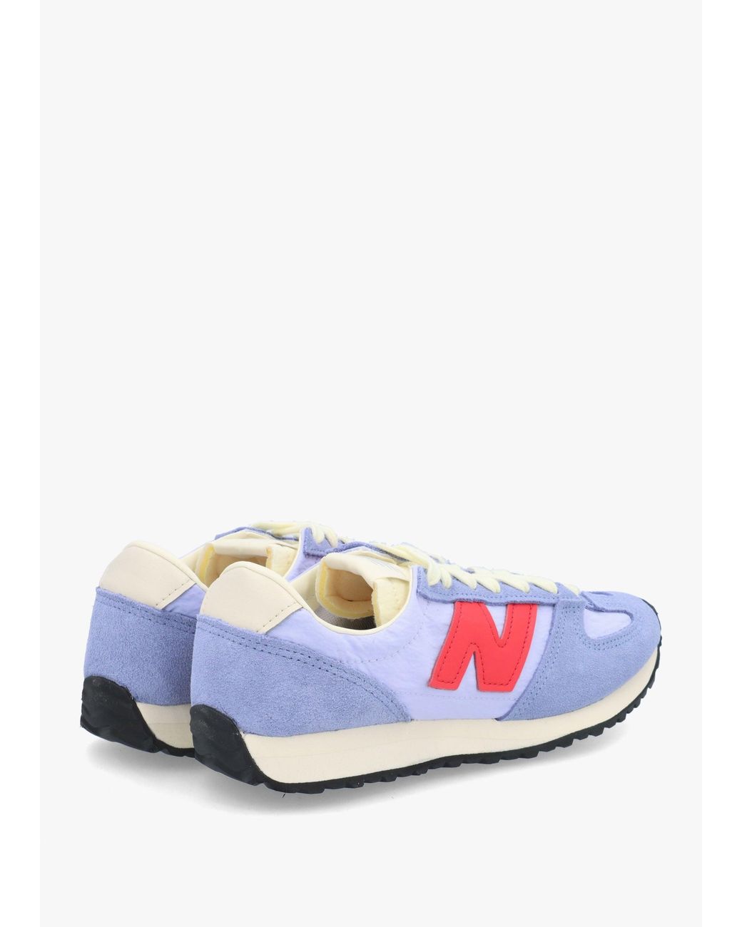 New Balance White 471 Fairweather Fire Cracker Suede Trainers