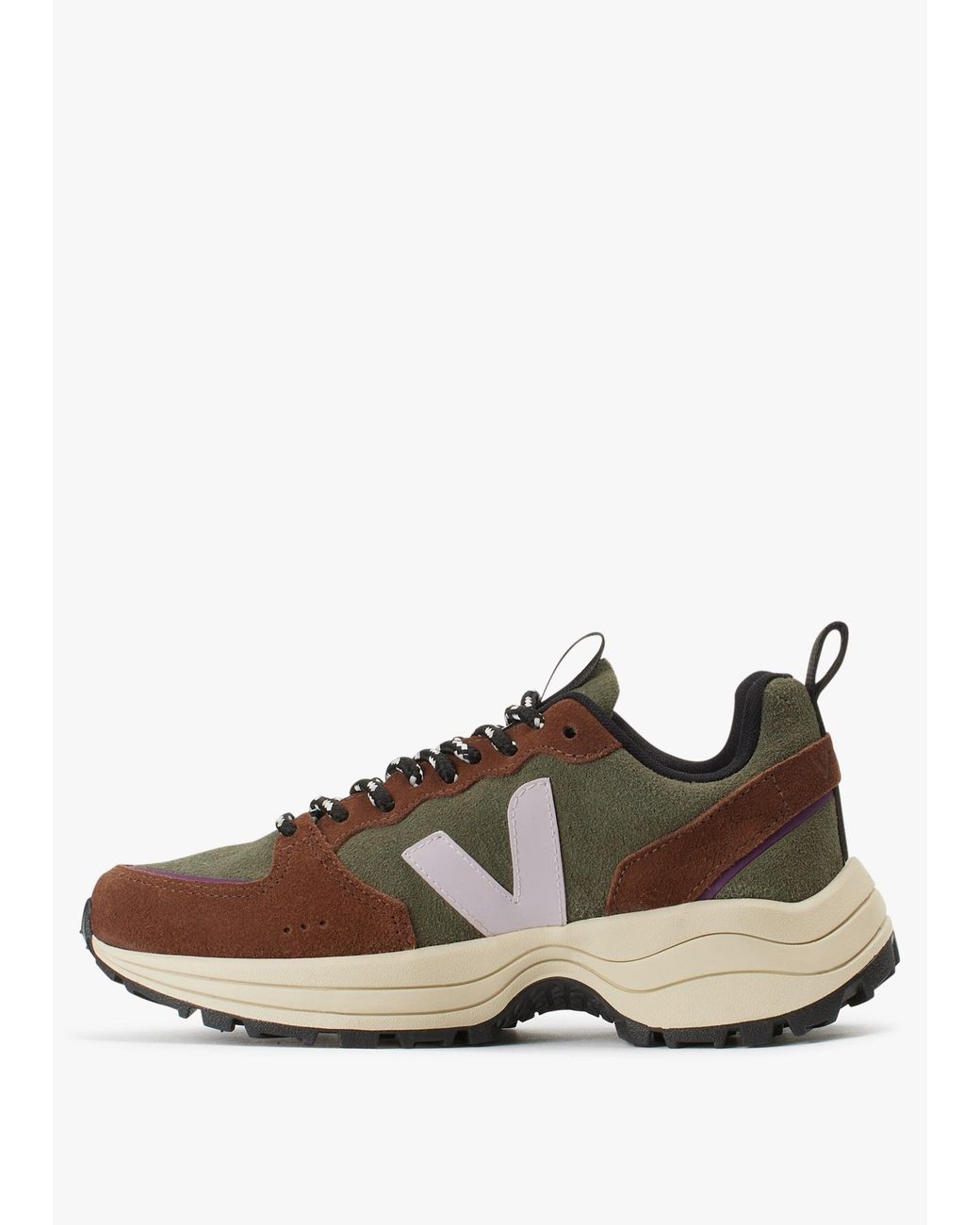 Veja Brown Venturi Vc Suede Trainers