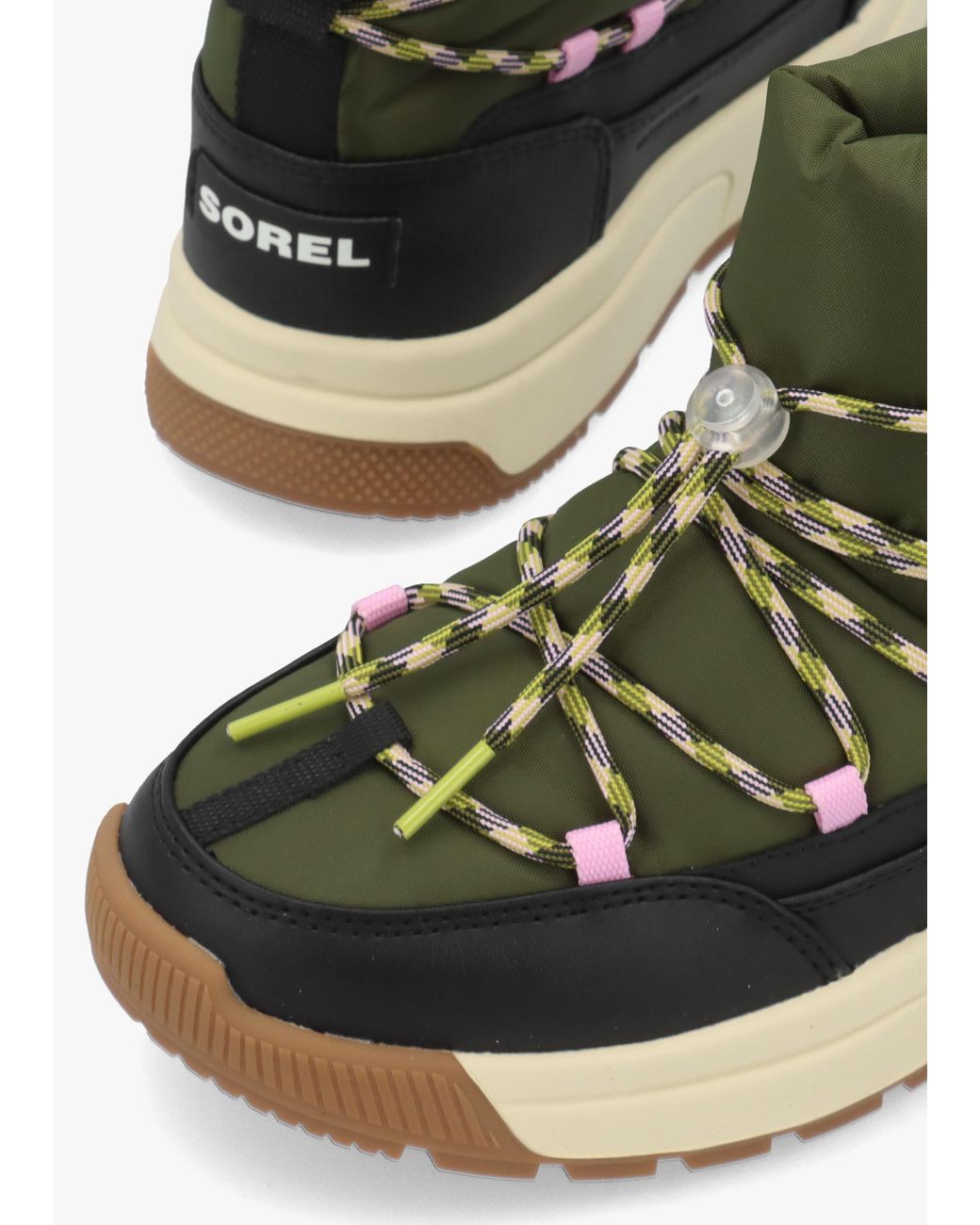 Sorel Black Whitney Iii Slip-On Waterproof Boots