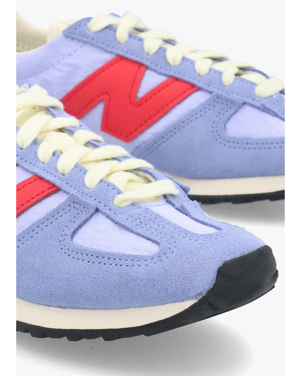 New Balance White 471 Fairweather Fire Cracker Suede Trainers