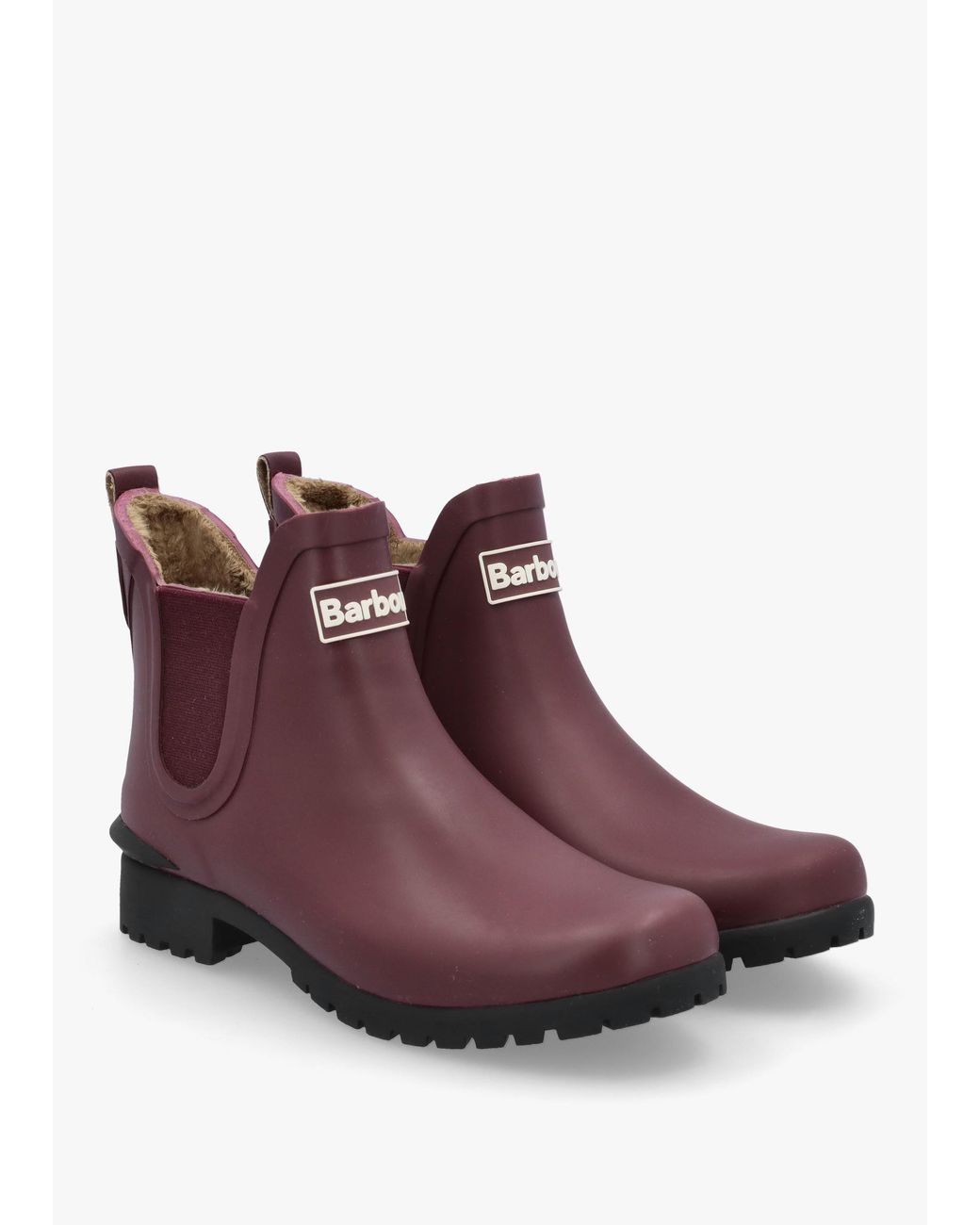 Barbour Purple Kirkton Fig Birchwood Chelsea Wellingtons