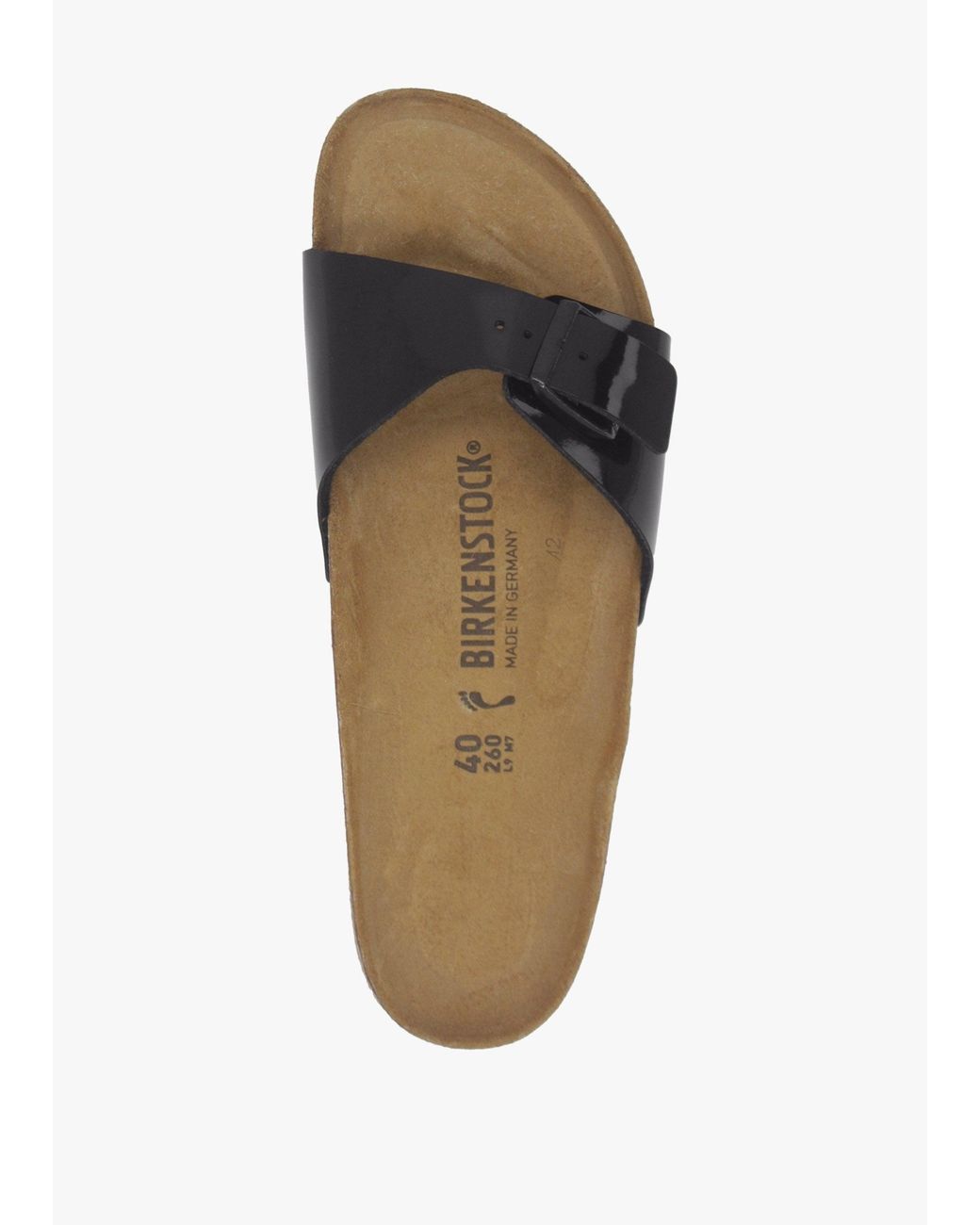 Birkenstock White Madrid Birko-Flor Mules