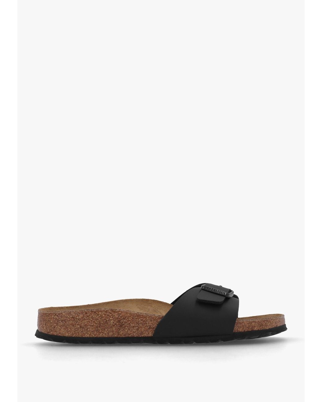 Birkenstock White Madrid Birko-Flor Mules